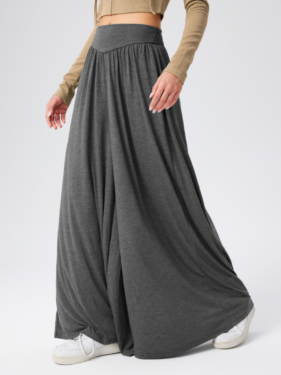 High Waist Wide Leg Pants Trendsi