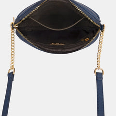 David Jones Chain Detail Small Crossbody Bag - Trendsi