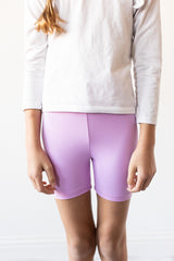 Bright Lilac Twirl Shorts