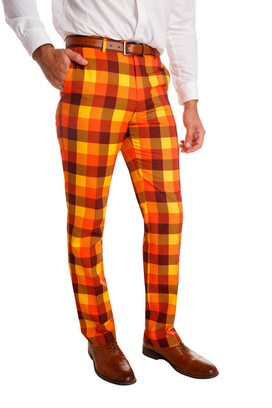 That 70s Pant | Thanksgiving Plaid Suit Pants