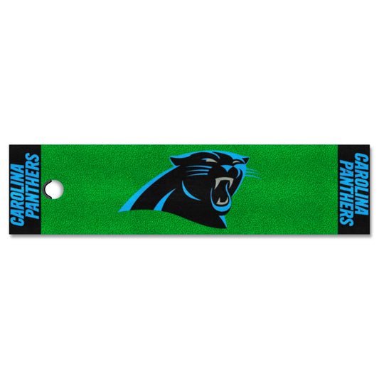 Carolina Panthers Putting Green Mat - 1.5ft. x 6ft. - Carolina Panthers