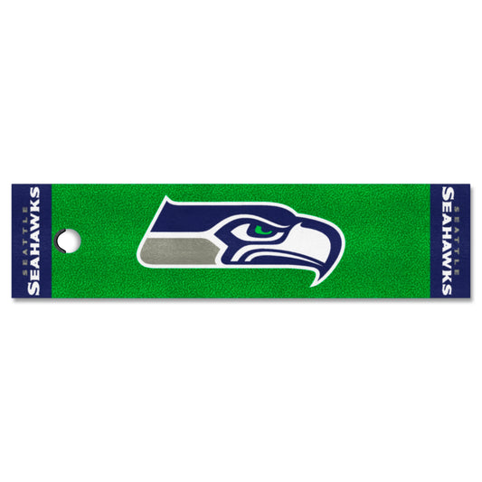 Seattle Seahawks Putting Green Mat - 1.5ft. x 6ft.