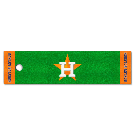 Houston Astros Putting Green Mat - 1.5ft. x 6ft. - Houston Astros