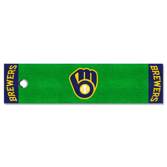 Milwaukee Brewers Putting Green Mat - 1.5ft. x 6ft.