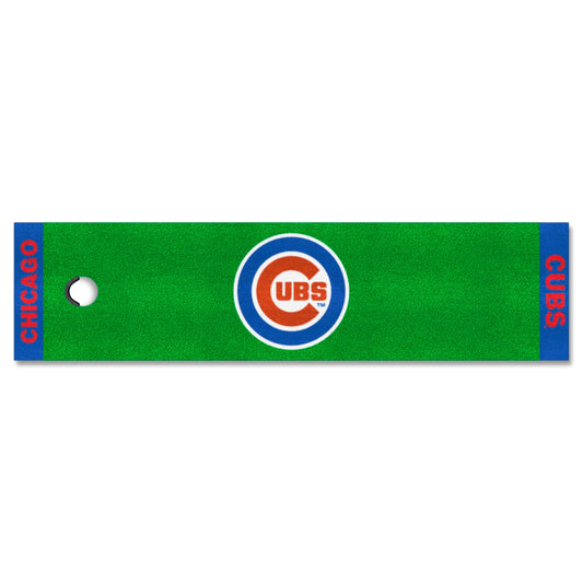 Chicago Cubs Putting Green Mat - 1.5ft. x 6ft. - Chicago Cubs