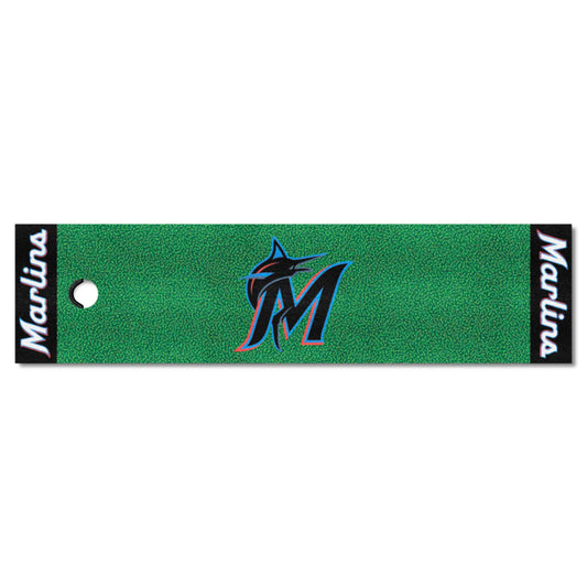 Miami Marlins Putting Green Mat - 1.5ft. x 6ft.