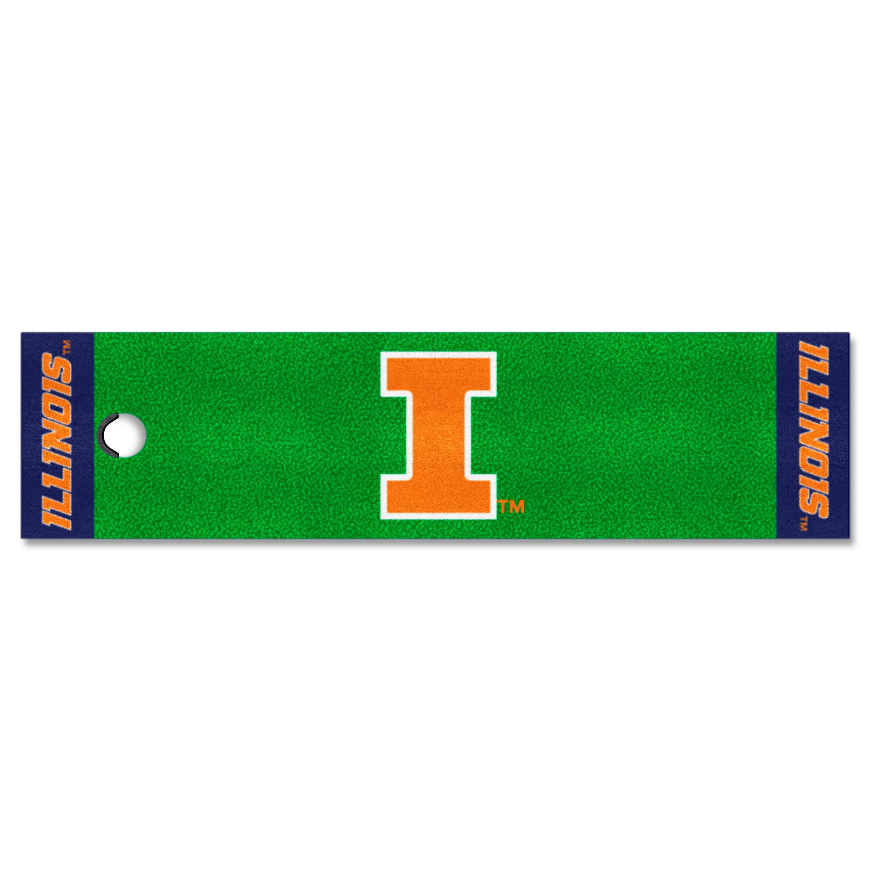 Illinois Illini Putting Green Mat - 1.5ft. x 6ft.