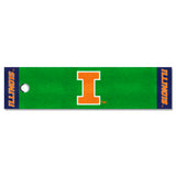 Illinois Illini Putting Green Mat - 1.5ft. x 6ft.