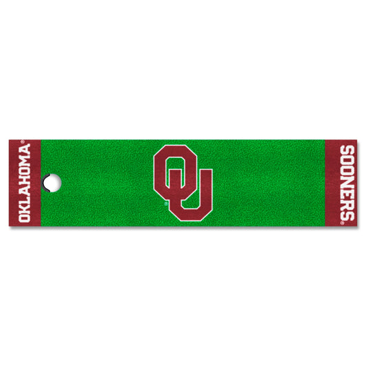 Oklahoma Sooners Putting Green Mat - 1.5ft. x 6ft.