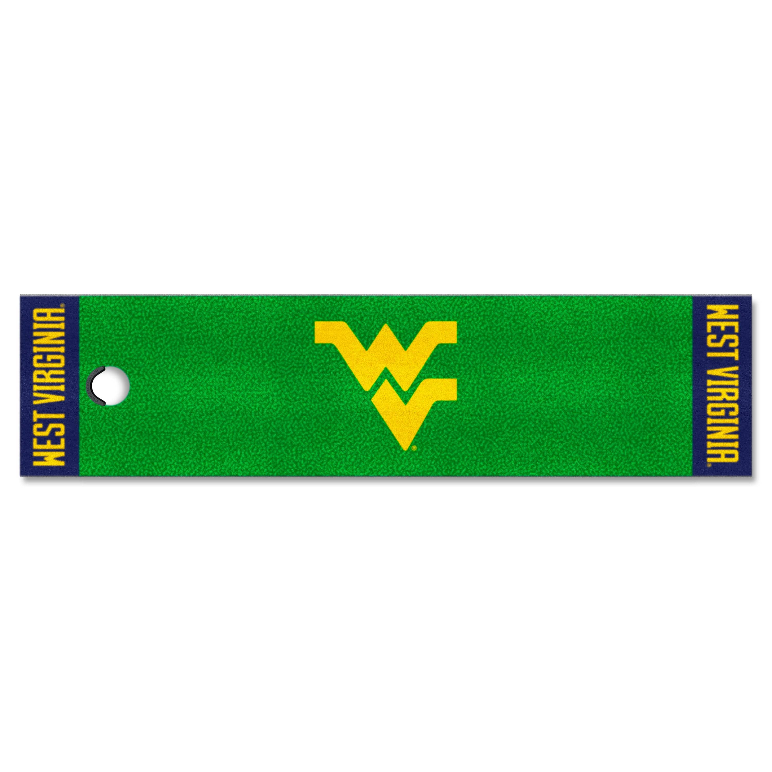 West Virginia Mountaineers Putting Green Mat - 1.5ft. x 6ft.