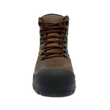 AdTec Men's 6" Brown waterproof composite safety toe leather work boot AdTec