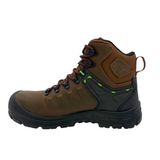 AdTec Men's 6" Brown waterproof composite safety toe leather work boot AdTec