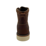 AdTec Men Brown Meadow 6" Round Toe Work Boot AdTec