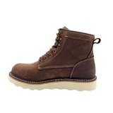 AdTec Men Brown Meadow 6" Round Toe Work Boot AdTec