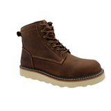 AdTec Men Brown Men's Meadow 6" Round Toe Work Boot