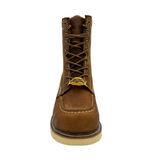 AdTec Men Brown Men's Apex 8" SR Moc-Toe AdTec