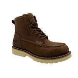 AdTec Men Brown Men's Apex 6" SR Moc-Toe AdTec