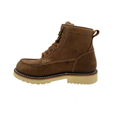 AdTec Men Brown Men's Apex 6" SR Moc-Toe AdTec