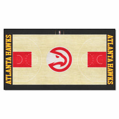 Atlanta Hawks Large Court Runner Rug - 30in. x 54in. - Atlanta Hawks