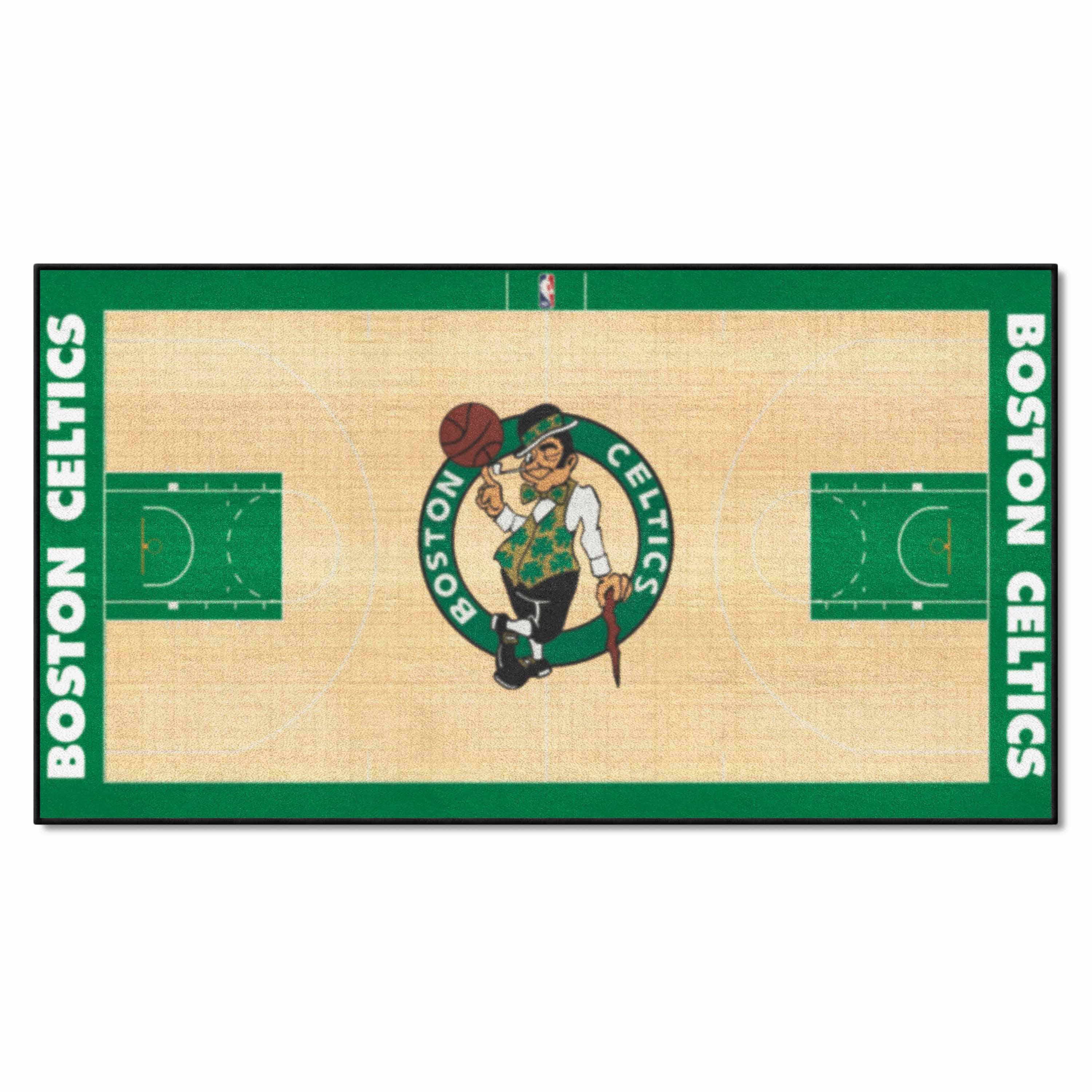 Boston Celtics Large Court Runner Rug - 30in. x 54in. - Boston Celtics