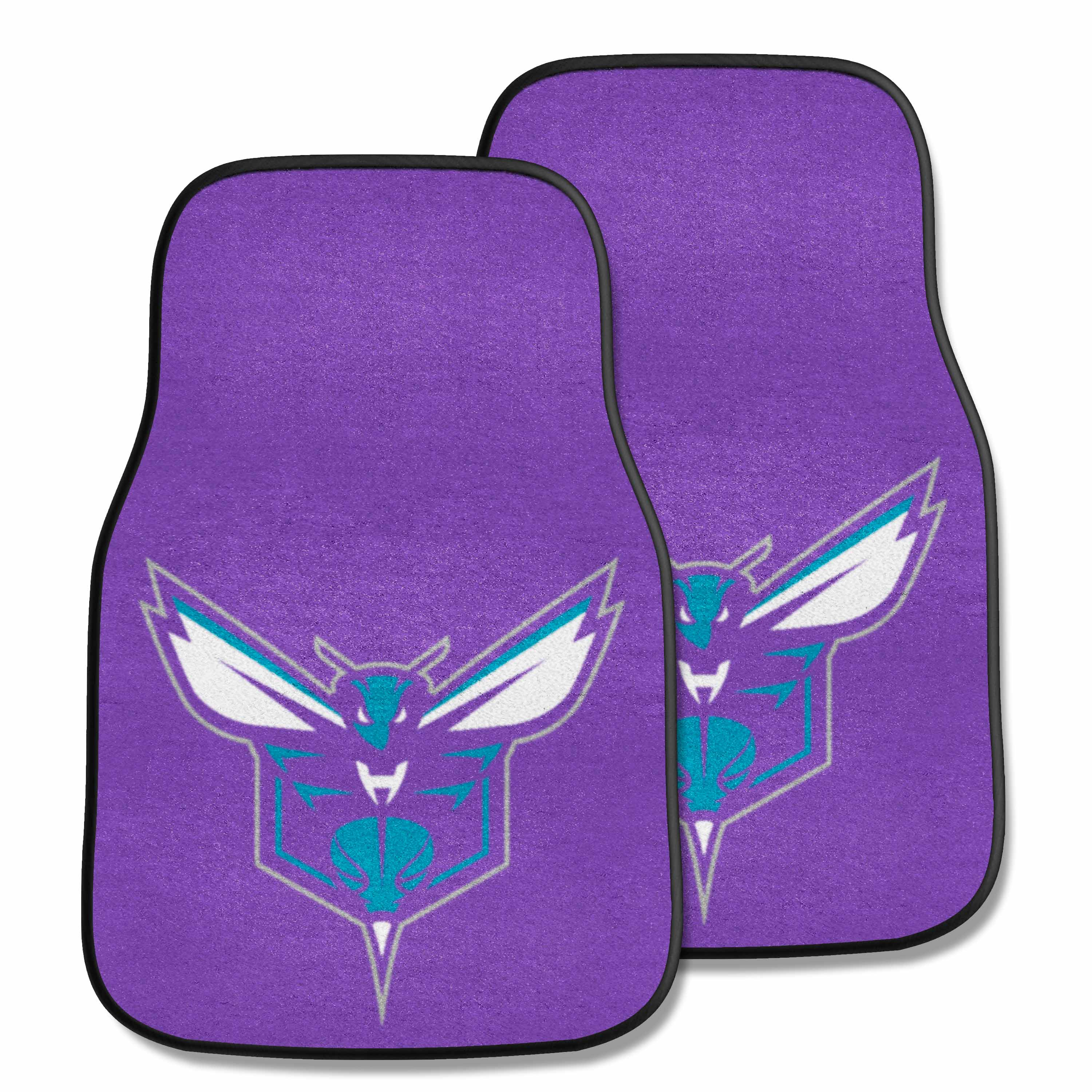 Charlotte Hornets Front Carpet Car Mat Set - 2 Pieces - Charlotte Hornets