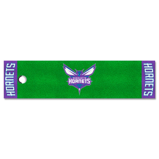 Charlotte Hornets Putting Green Mat - 1.5ft. x 6ft. - Charlotte Hornets