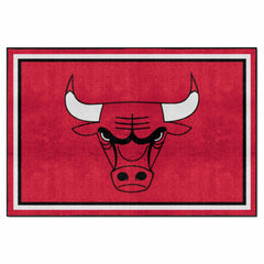 Chicago Bulls 5ft. x 8 ft. Plush Area Rug - Chicago Bulls