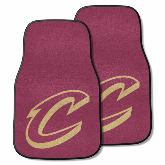 Cleveland Cavaliers Front Carpet Car Mat Set - 2 Pieces - Cleveland Cavaliers