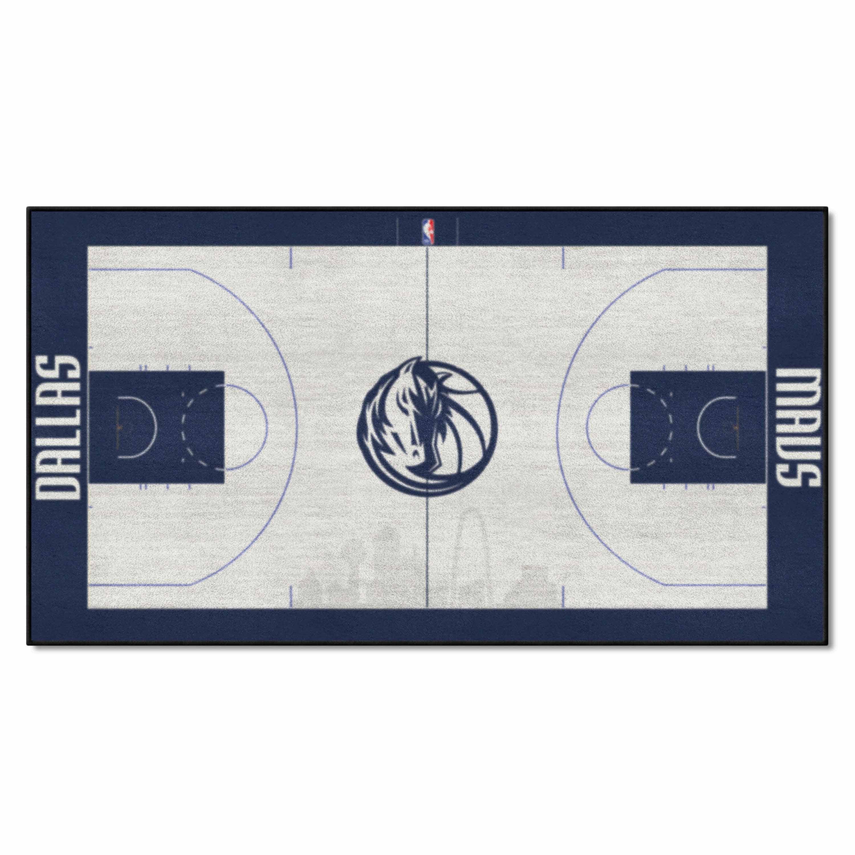 Dallas Mavericks Large Court Runner Rug - 30in. x 54in. - Dallas Mavericks