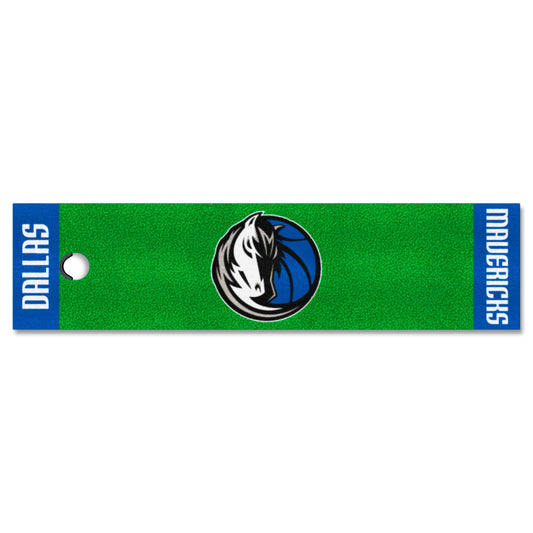 Dallas Mavericks Putting Green Mat - 1.5ft. x 6ft. - Dallas Mavericks