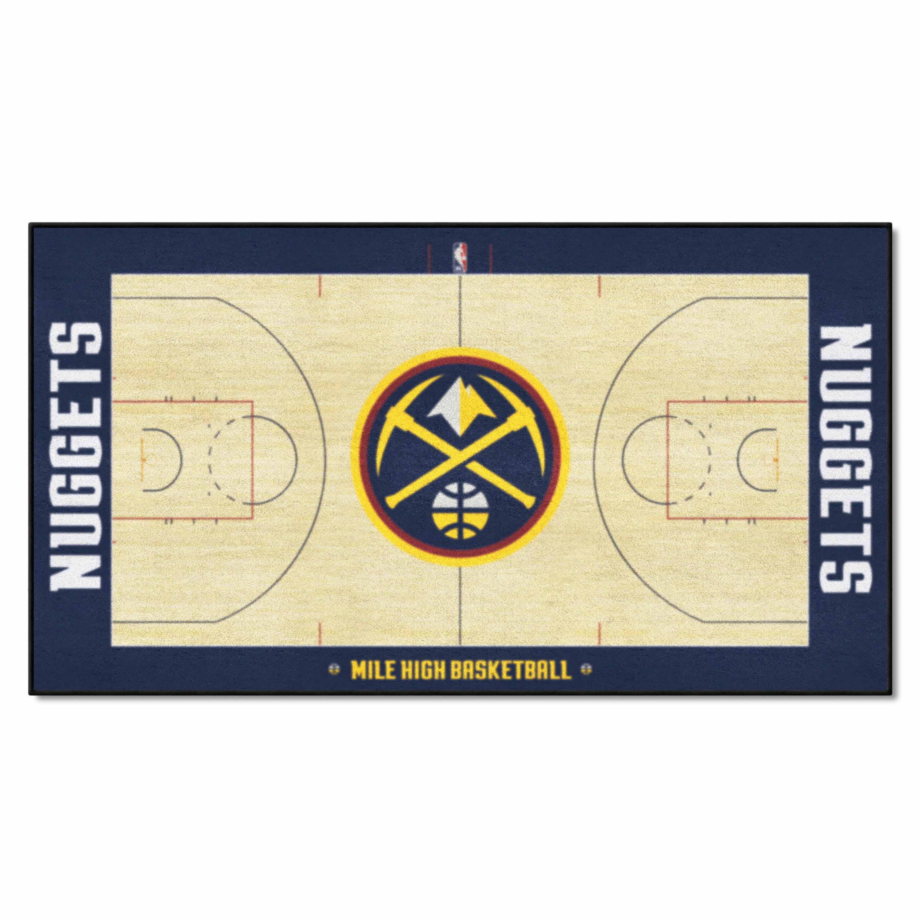 Denver Nuggets Large Court Runner Rug - 30in. x 54in.