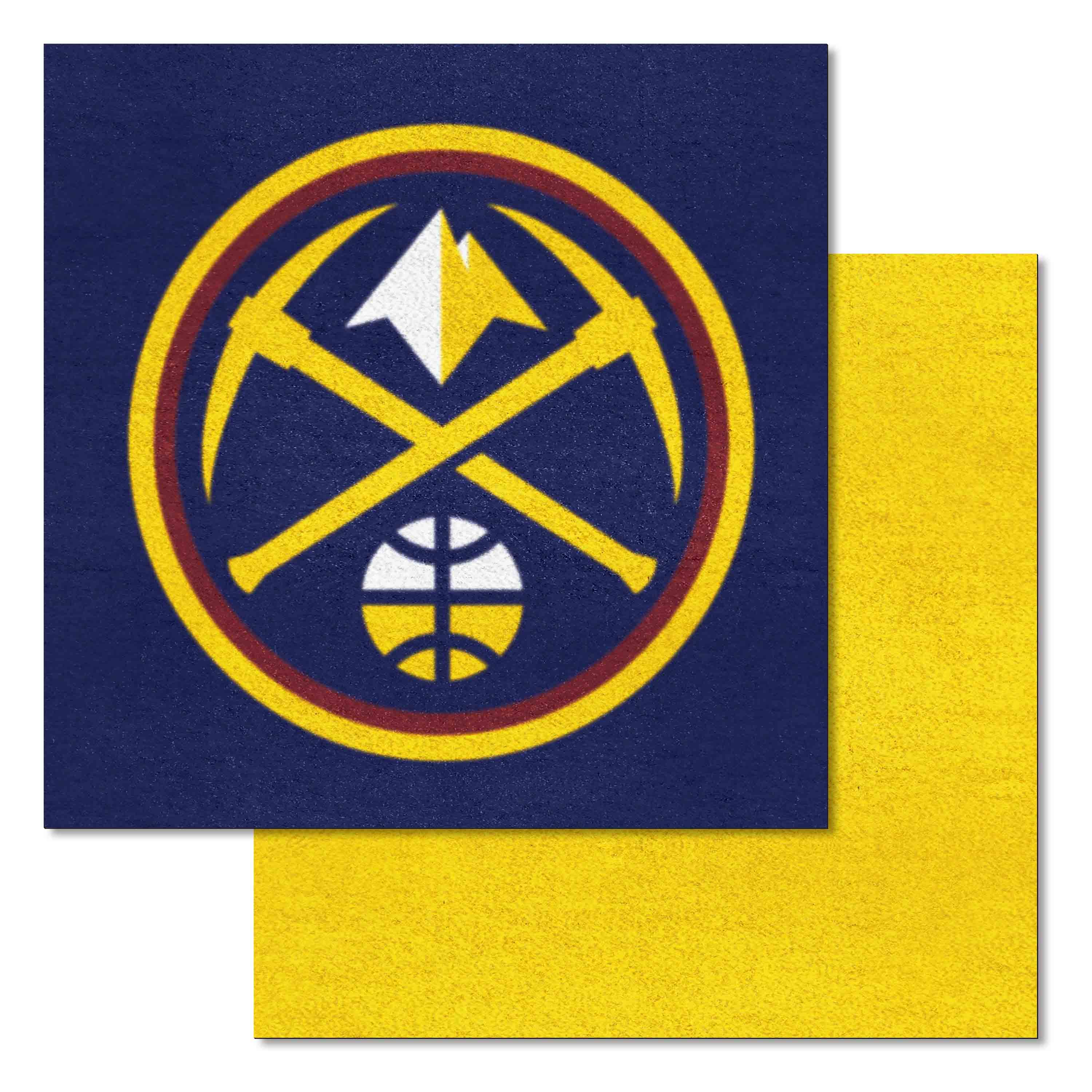 Denver Nuggets Team Carpet Tiles - 45 Sq Ft.