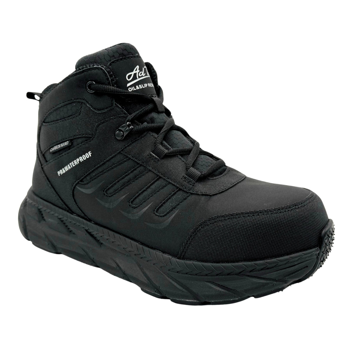 AdTec Men Men's 6" Ultra Light work boot. Waterproof Carbon Nano Toe Puncture Resistant