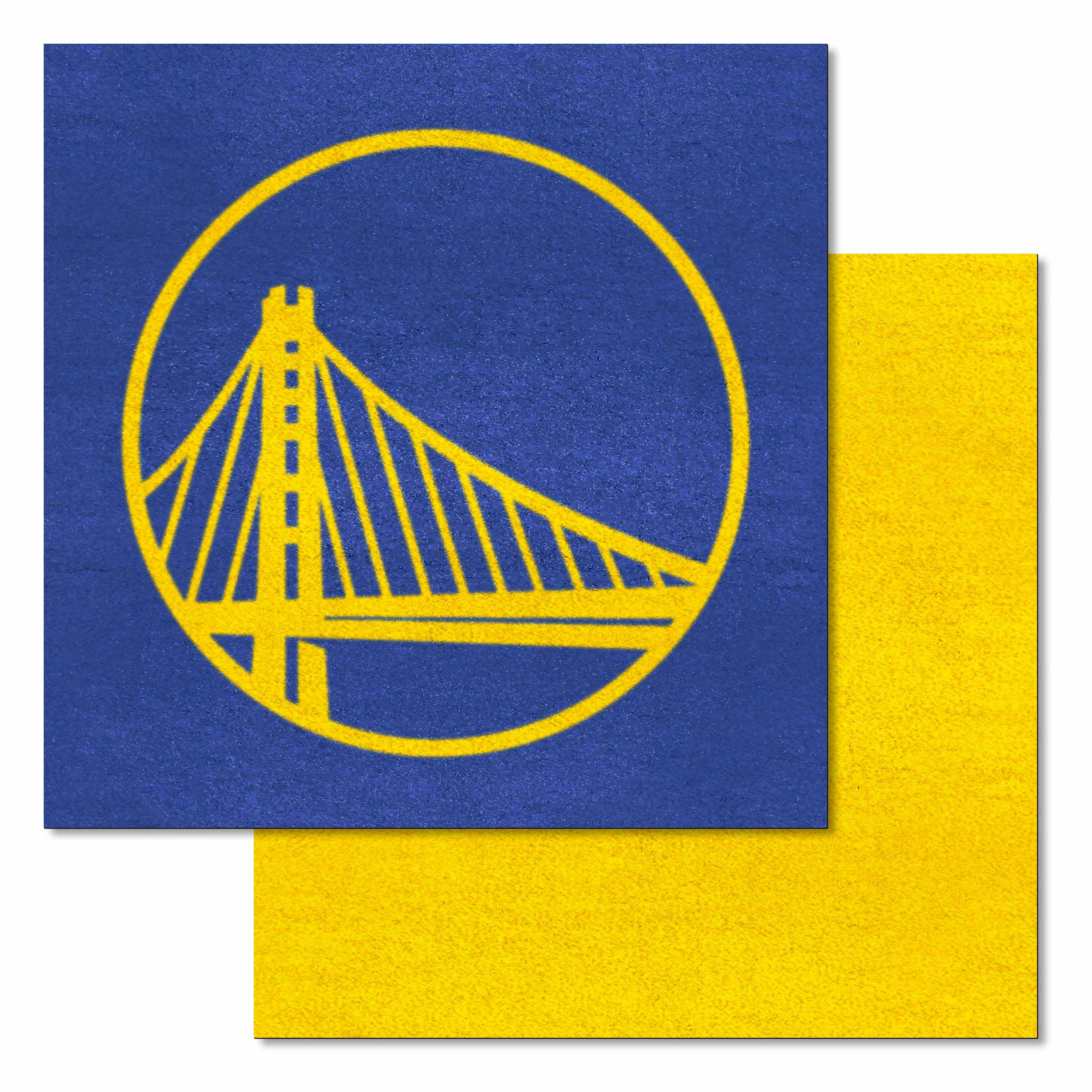 Golden State Warriors Team Carpet Tiles - 45 Sq Ft.