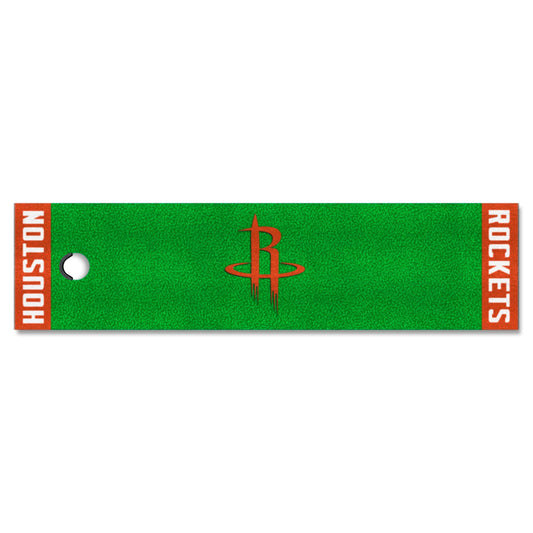 Houston Rockets Putting Green Mat - 1.5ft. x 6ft. - Houston Rockets