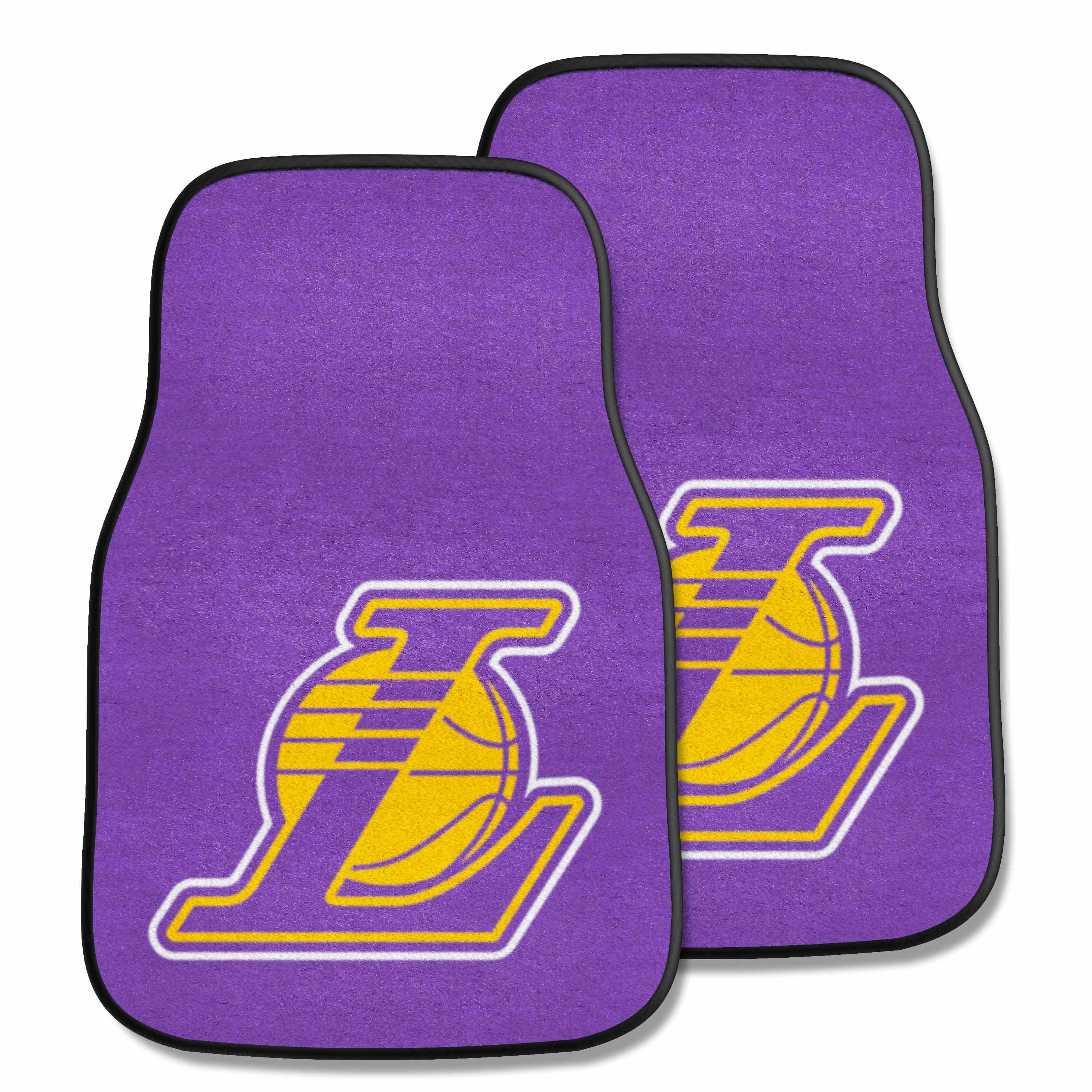 Los Angeles Lakers Front Carpet Car Mat Set - 2 Pieces