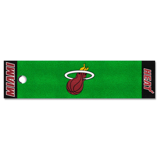 Miami Heat Putting Green Mat - 1.5ft. x 6ft.