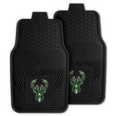 Milwaukee Bucks Heavy Duty Car Mat Set - 2 Pieces