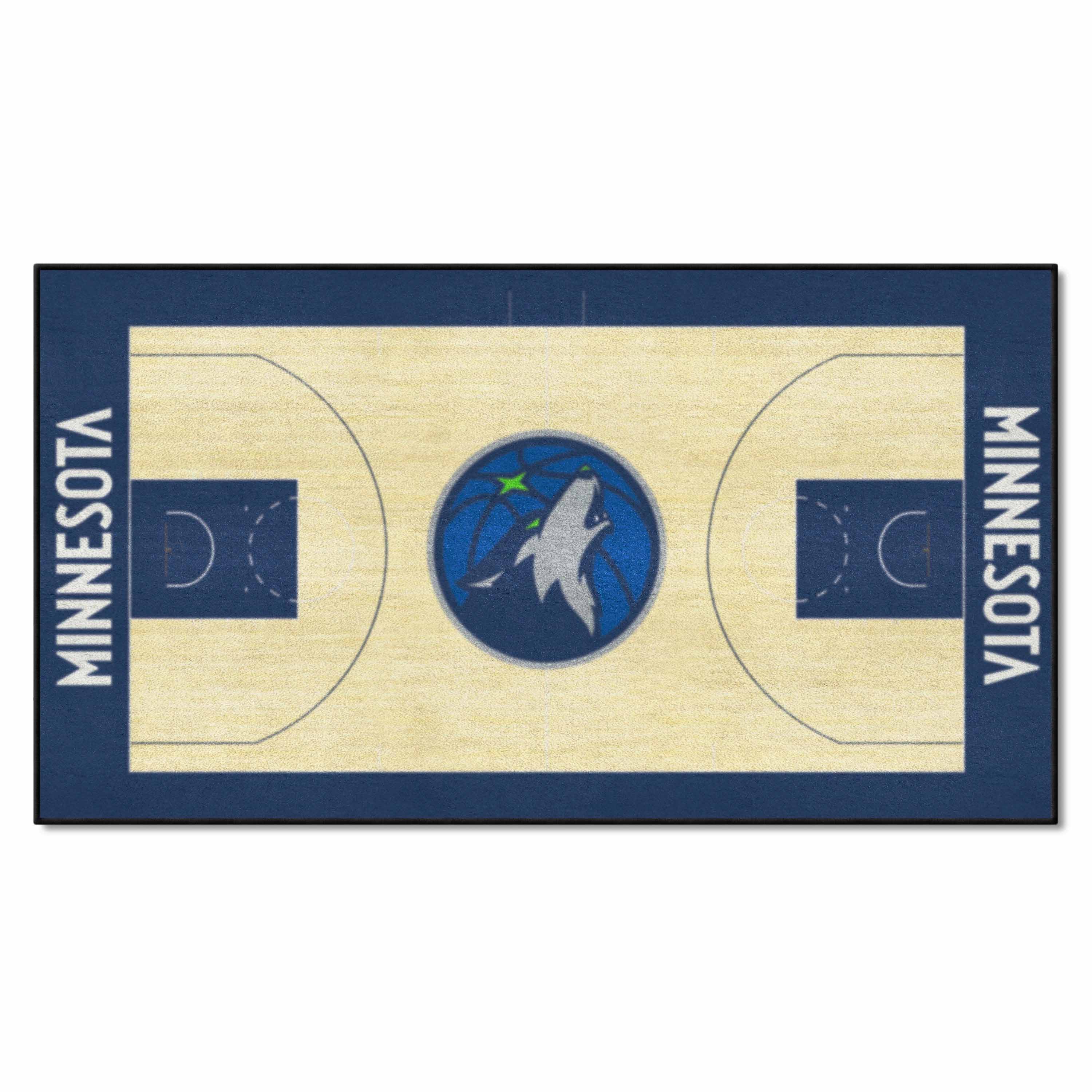 Minnesota Timberwolves Large Court Runner Rug - 30in. x 54in.