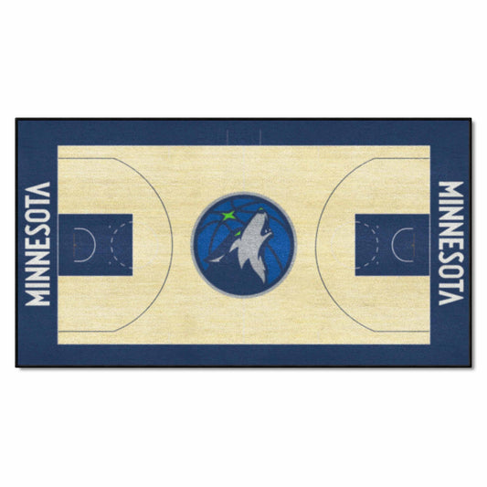 Minnesota Timberwolves Large Court Runner Rug - 30in. x 54in.