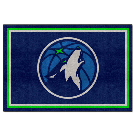 Minnesota Timberwolves 5ft. x 8 ft. Plush Area Rug