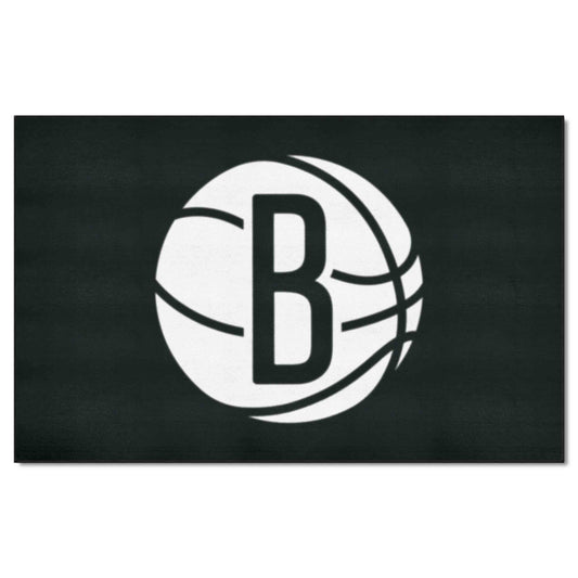 Brooklyn Nets Ulti-Mat Rug - 5ft. x 8ft. - Brooklyn Nets