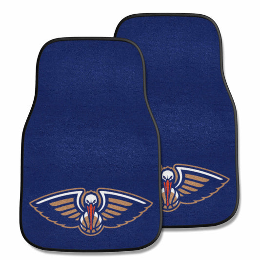 New Orleans Pelicans Front Carpet Car Mat Set - 2 Pieces