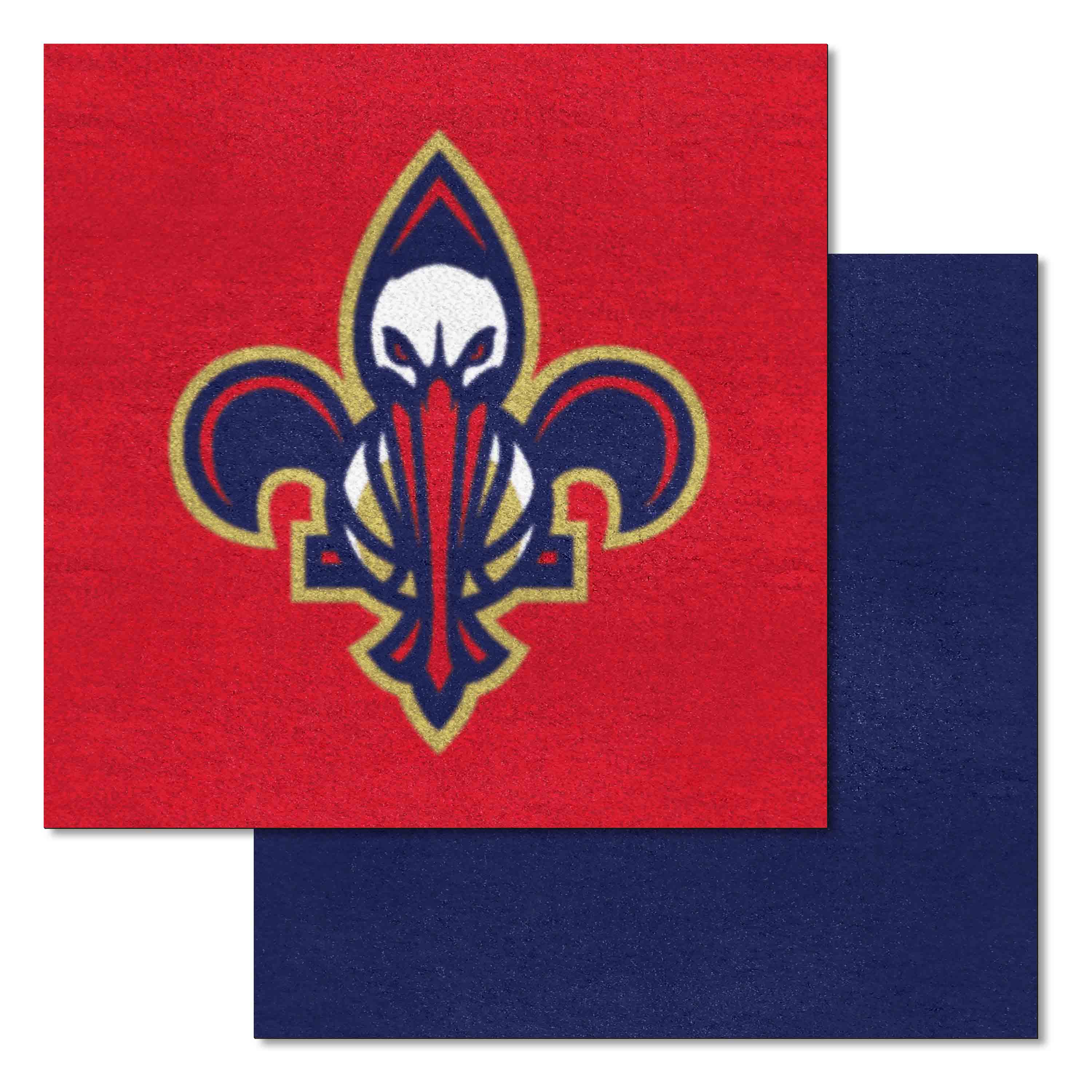 New Orleans Pelicans Team Carpet Tiles - 45 Sq Ft.