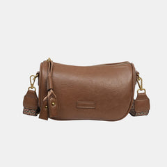 PU Leather Shoulder Bag - Trendsi