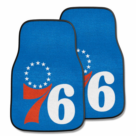 Philadelphia 76ers Front Carpet Car Mat Set - 2 Pieces