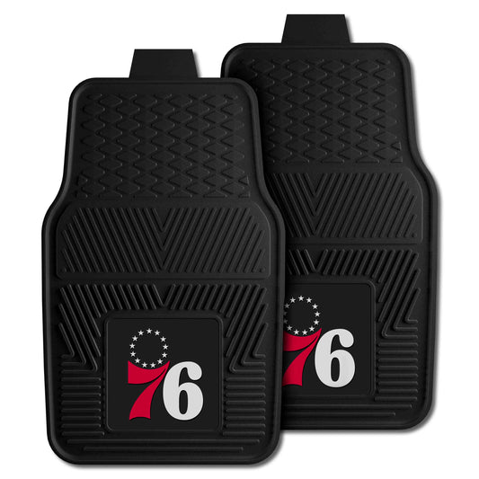 Philadelphia 76ers Heavy Duty Car Mat Set - 2 Pieces