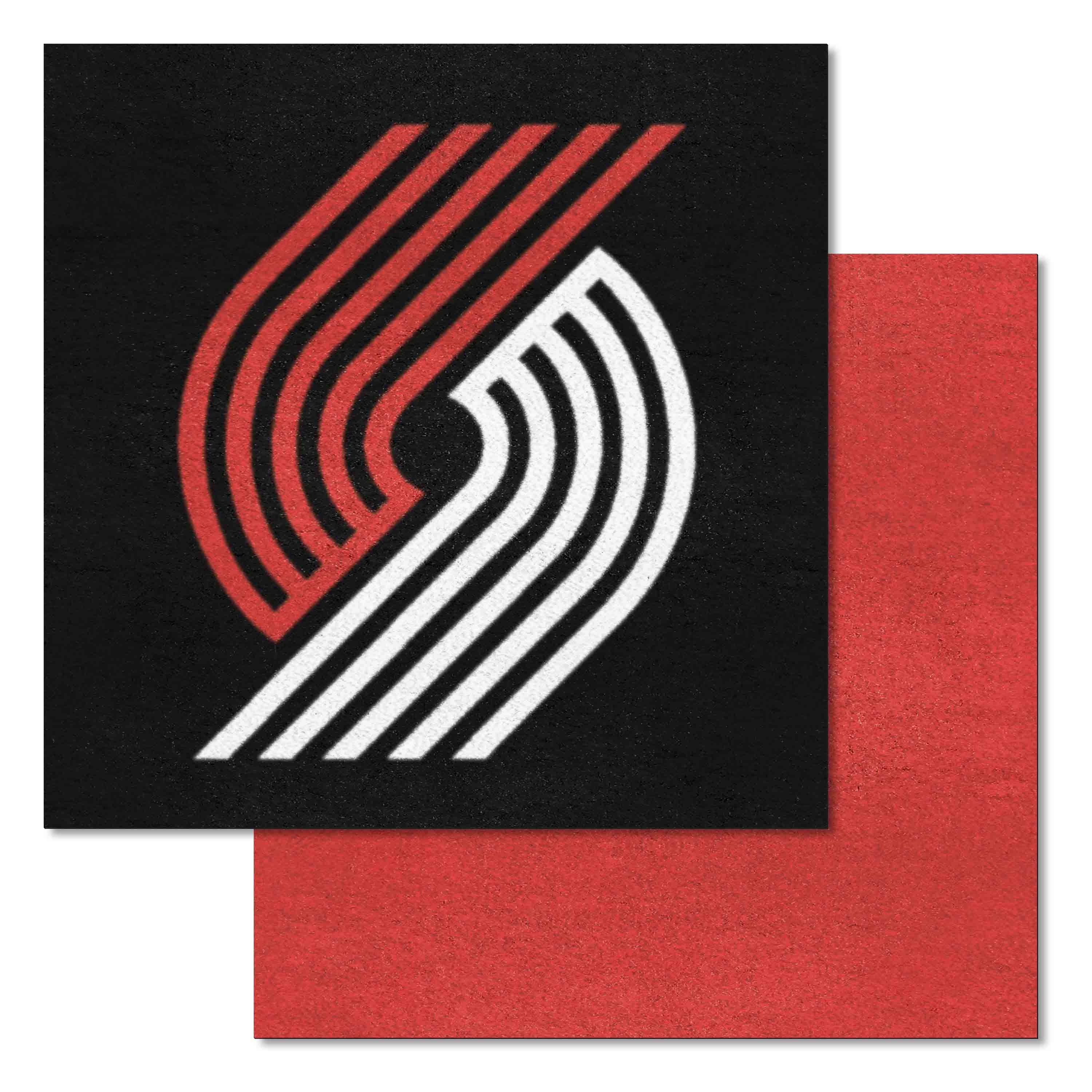 Portland Trail Blazers Team Carpet Tiles - 45 Sq Ft.