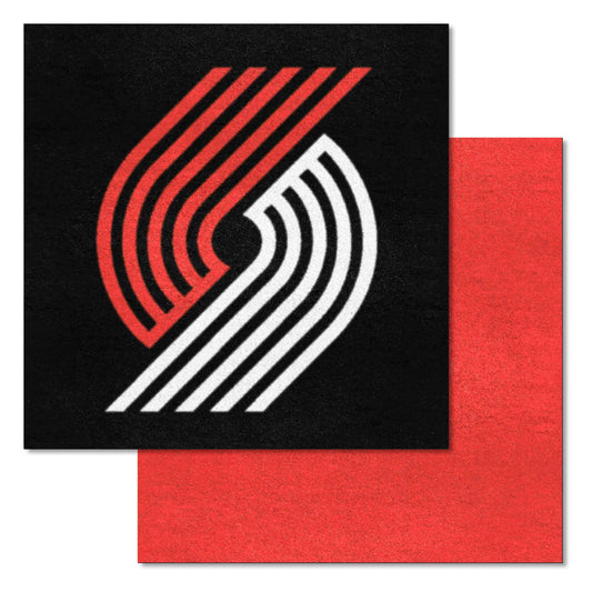 Portland Trail Blazers Team Carpet Tiles - 45 Sq Ft.