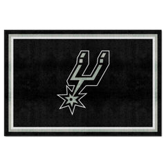 San Antonio Spurs 5ft. x 8 ft. Plush Area Rug